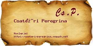Csatári Peregrina névjegykártya